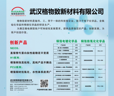 格物致为探索锂电铜箔行业无铬化贡献力量
